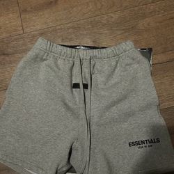 Essentials Fear Of God Grey Shorts Size M