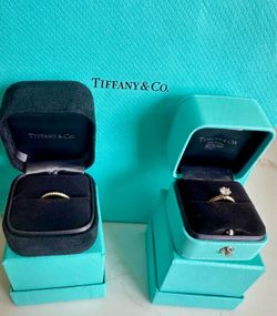 Tiffany & Co. Wedding & Engagement Rings 💍 – Excellent Condition!
