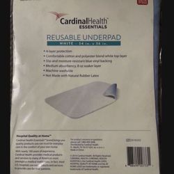 Reusable Blue & White Underpad 💵  Almoadilla Reusable Azul y Blanca 