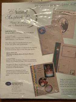 Creative Memories 8 1/2 x 11 Natural Pages 