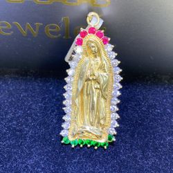14K Yellow Gold Religious Charm