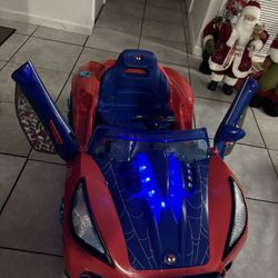 Spider Man Riding Car For Kids 