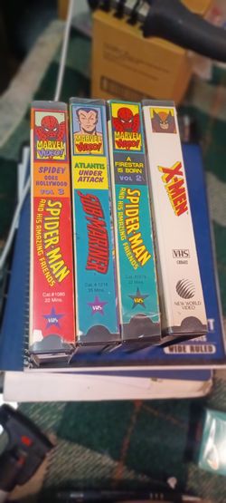 Superhero Collectible VHS Tapes