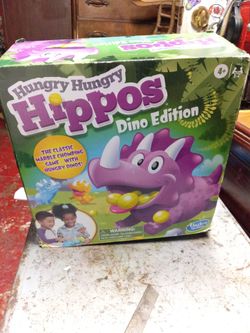 Hungry Hungry Hippos Dino Edition Board Game