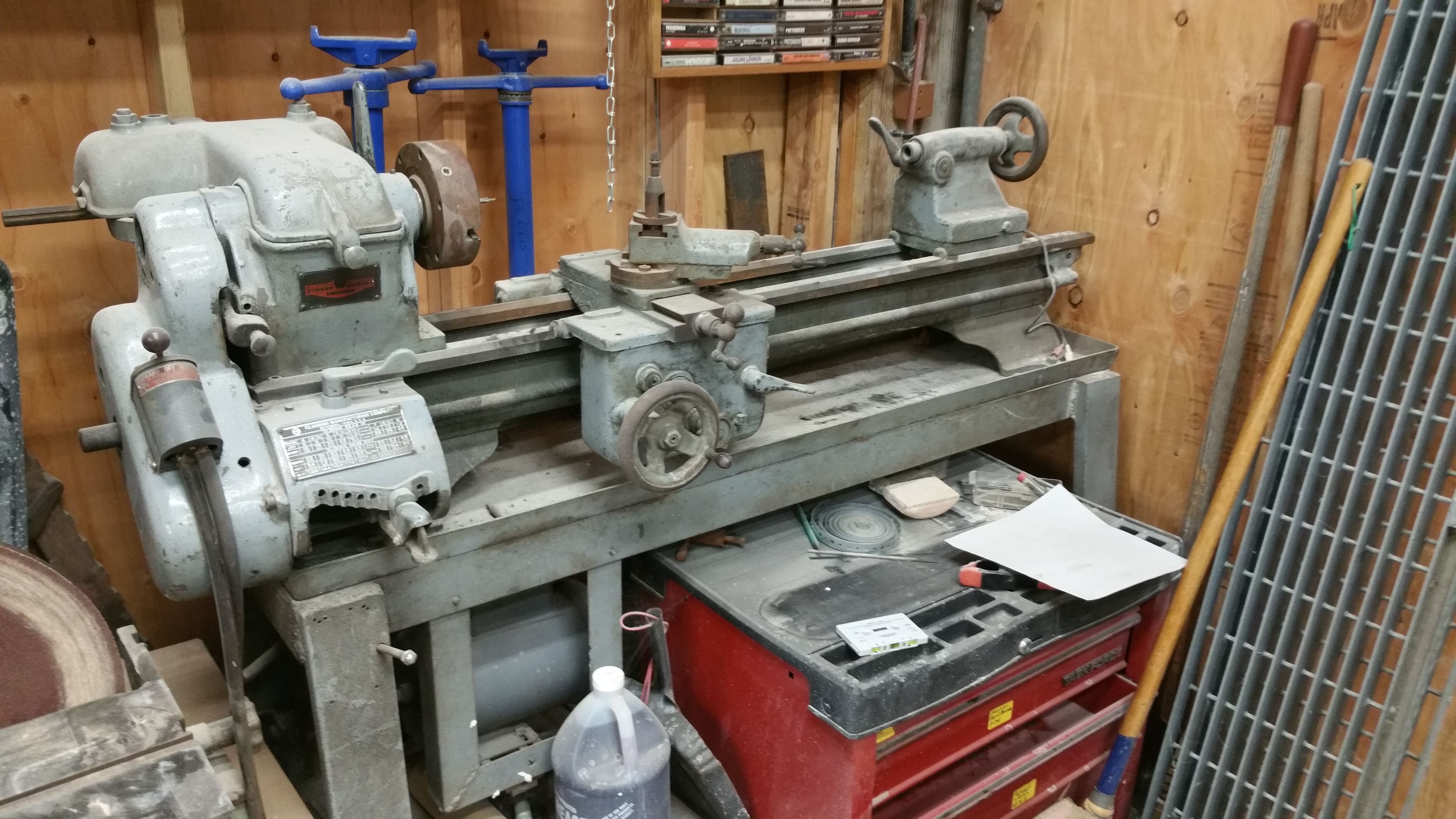 Clausing Metal Lathe 12" Model MK3A