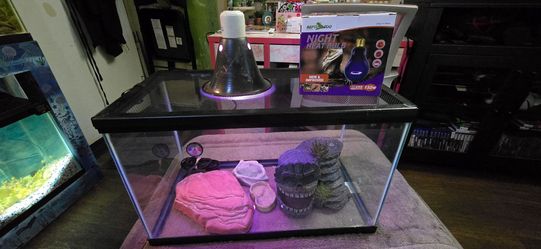10 gallon tank for  fish/reptile/Hermit crab for many uses