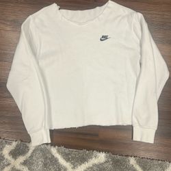 Nike off the shoulder crew neck 