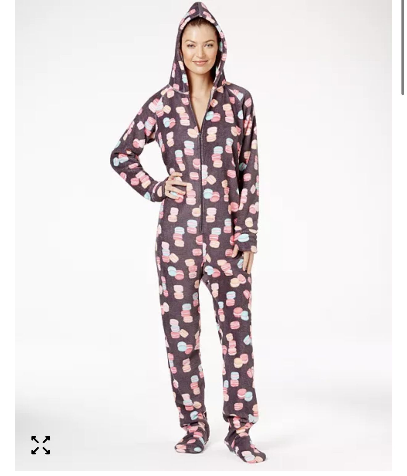 Adult size fleece jumpsuit pajama