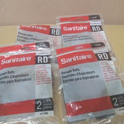 4 Pkgs New Sanitaire Brand Vacuum Cleaner Belts