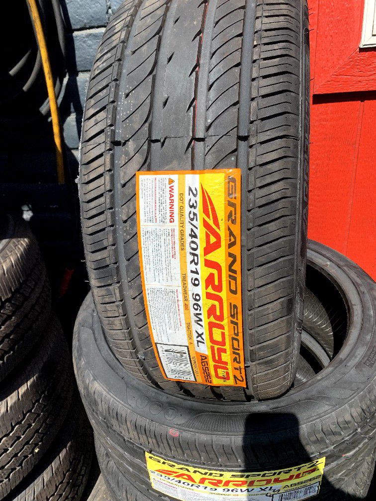 Set of brand new tires 235/40R19 arroyo for only $520 all four 