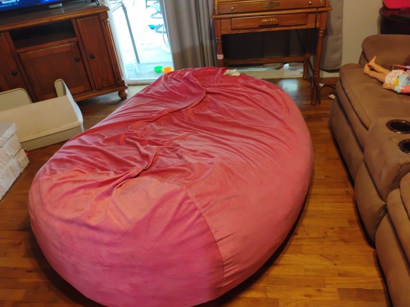 Giant Big Pink Beanbag