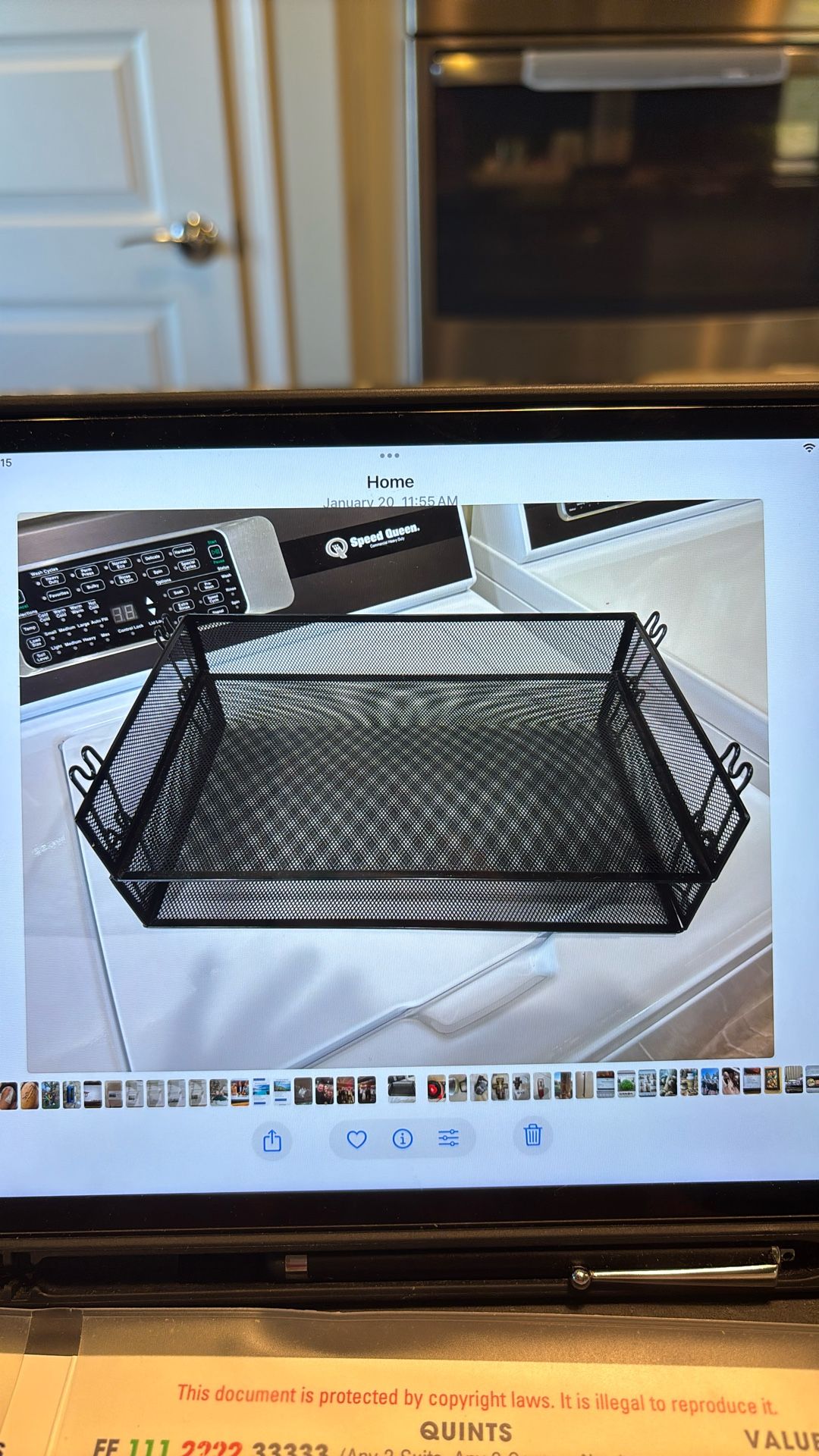Two Stacking Legal Trays