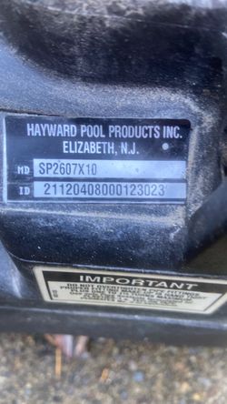 Hayward SP2607X10 Pool Pump