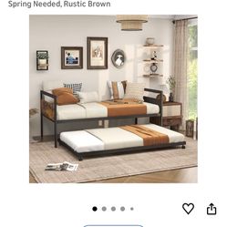 Twin bed trundle frame