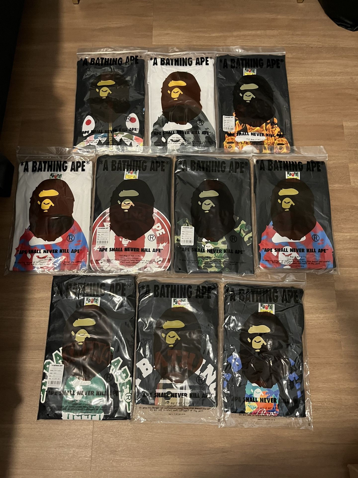 Bape Tshirts All Size XL