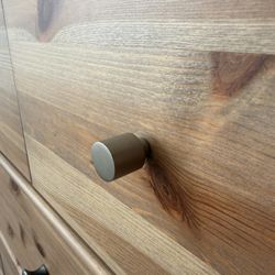 8 Brushed Nickel Door Knobs (Crate & Barrel)