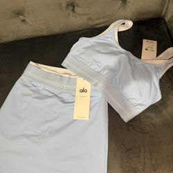 Alo Set Bra & Skirt