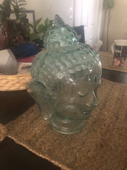 Glass Buddha Head