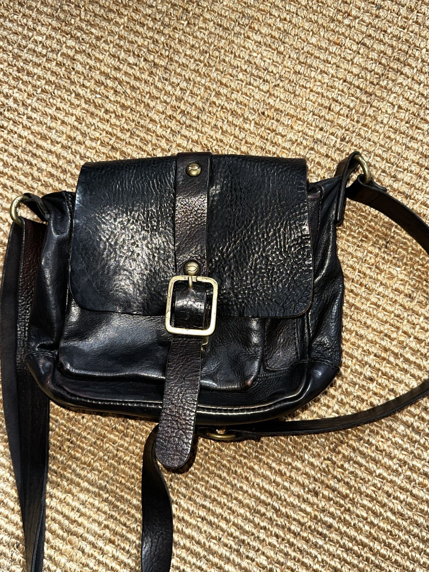 Campomaggi Purse, Crossbody Bag, Satchel Messenger, Bag, Leather And Brass, Made In Italy, Retail $ 599