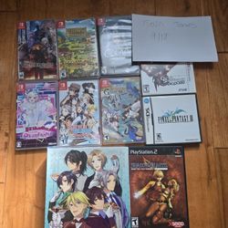 Video game lot (DS/3DS/PS2,NSW)