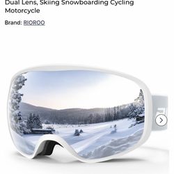 Googles New In Box Color White 