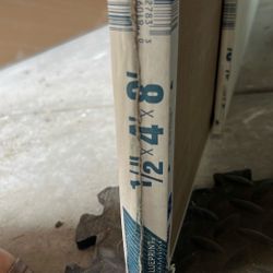 3 Sheets Unused Drywall  1/2x4x8