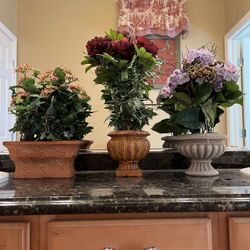 Artificial Fake Flowers Plants (3) $20