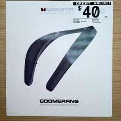 Monster Boomerang Neckband Bluetooth Wireless Speaker