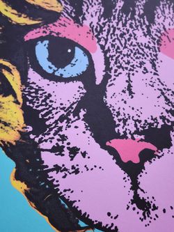Cat Cult / Cat Gods • Kitty Warhol Archival Print • Marilyn obey Pop Street Art Graffiti