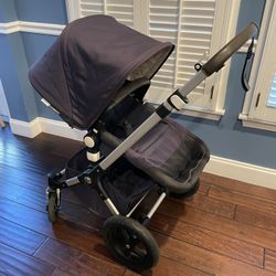 Bugaboo Cameleon 3 Classic Navy/Brown Leather FULL SET AND ACCESSORIES