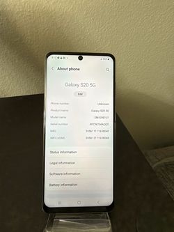 Galaxy s20 5g unlocked 🔓