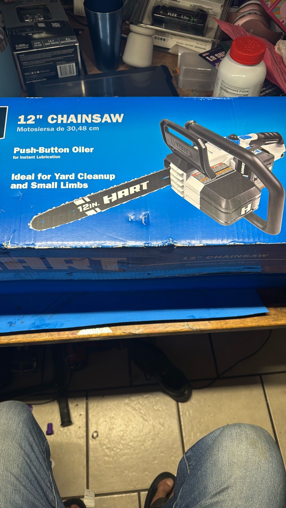 HART 12” Chainsaw 20v System Battery And Charger Include 