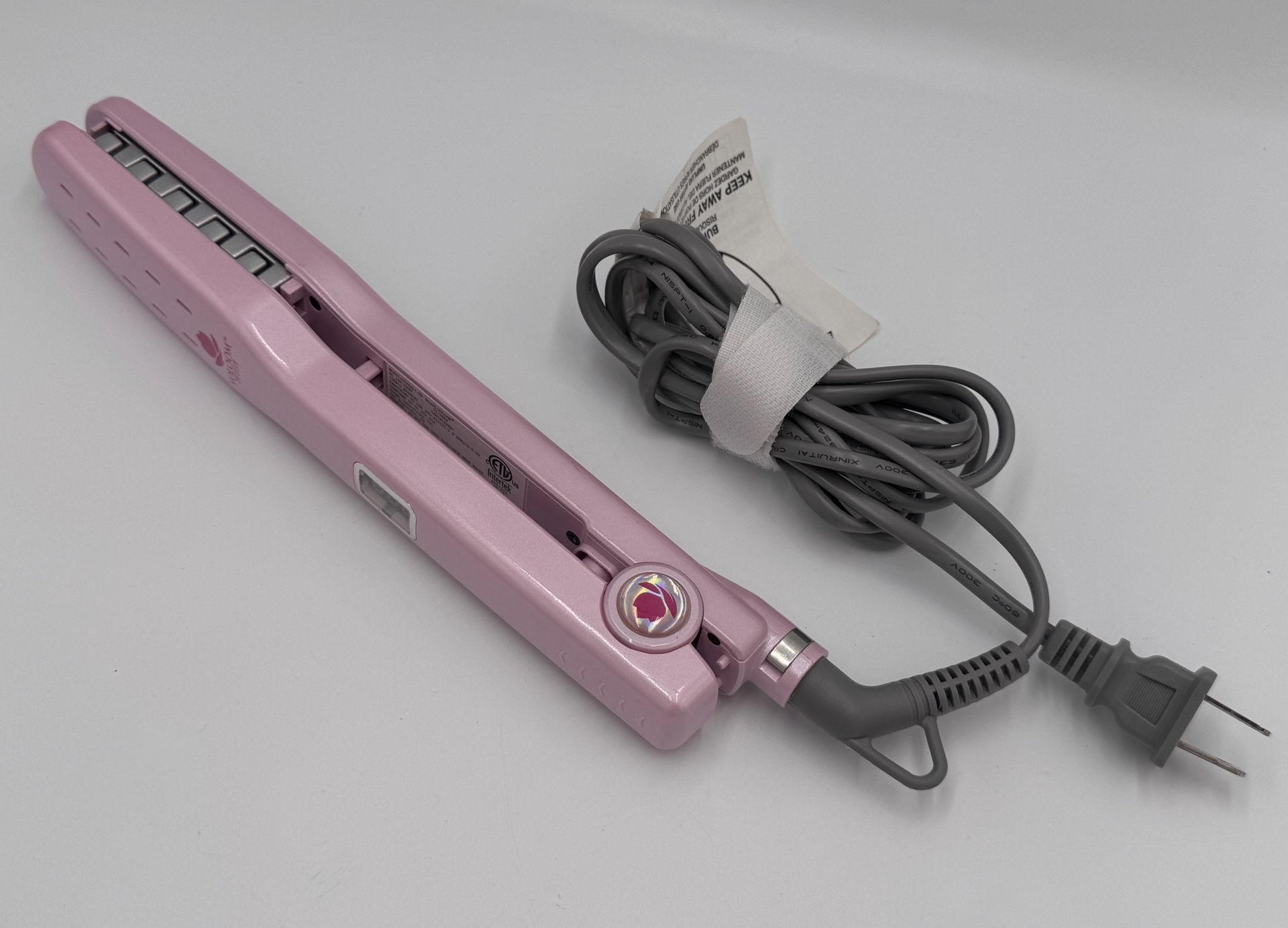 VOLOOM Petite 1" Volumizing Hair Iron Peony Pink OIPPET1.0B Hot Iron Tested
