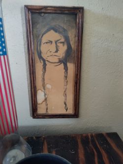 Portrait of sitting bull