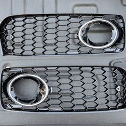 08-12 Audi A5 S-Line Fog Light Mesh Grills