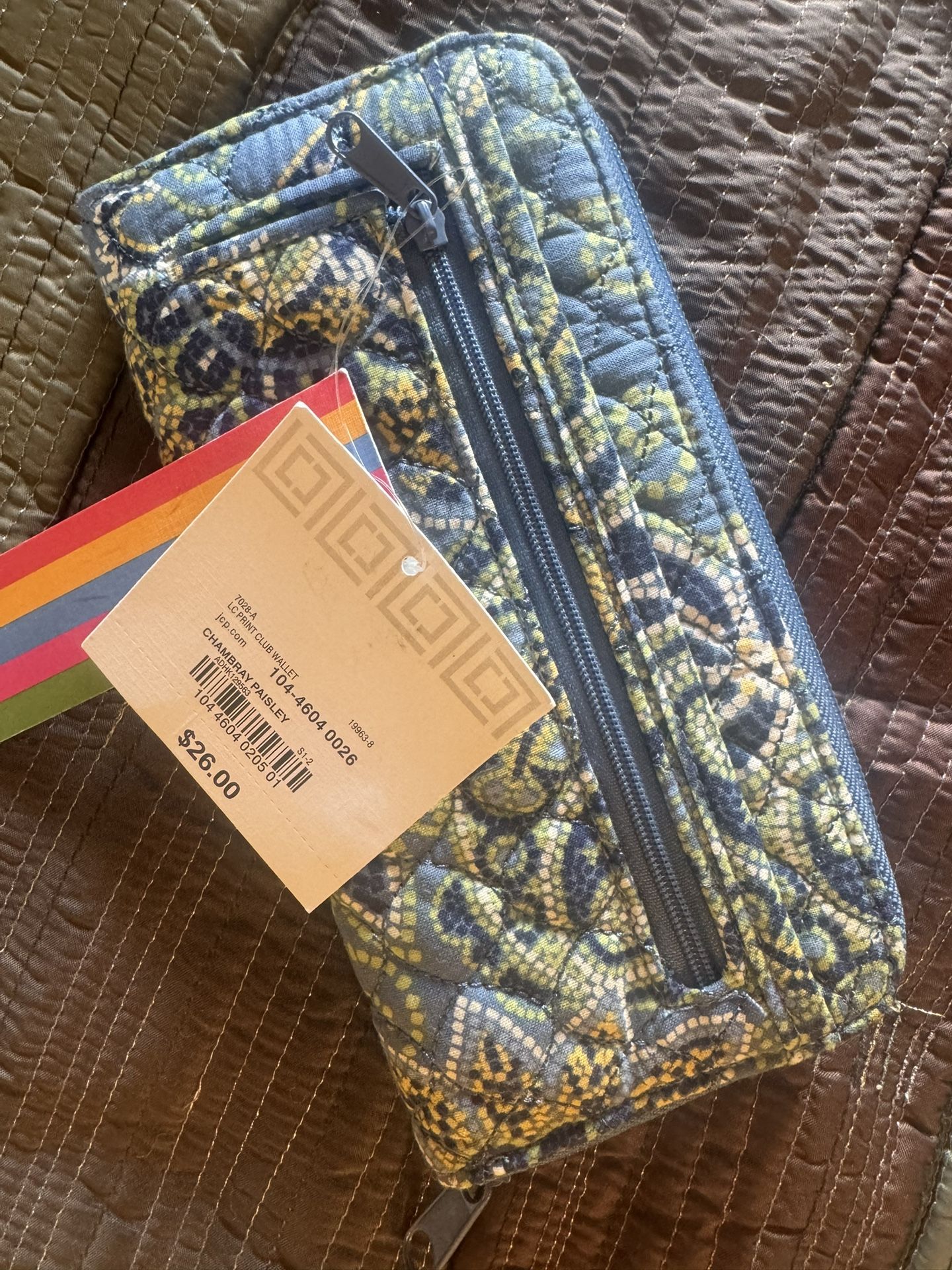 Liz Claiborne quilted wallet