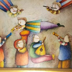 J Roybal Painting,and signature.Verry Nice Piece.