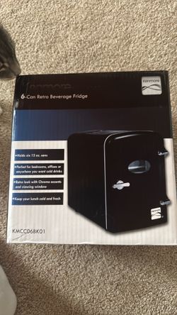 6 can retro beverage fridge