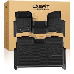 Floor Mats for Ford F-150 2011-2014 SuperCrew 1st Row w/o Center Console Carpet Floor All Weather Protector