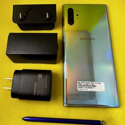 Samsung Galaxy Note 10 Plus, Silver Color, Unlocked For Any Company