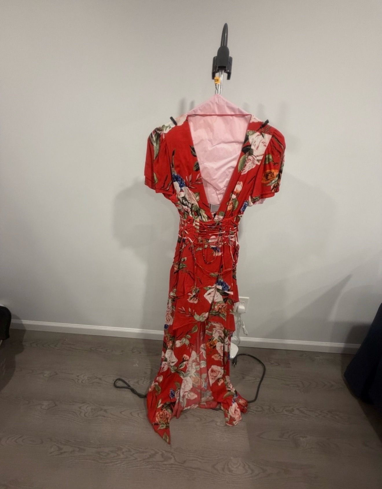 AFRM Medium Floral Print Midi Dress