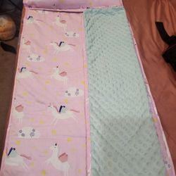 Pink Unicorn Nap Mat