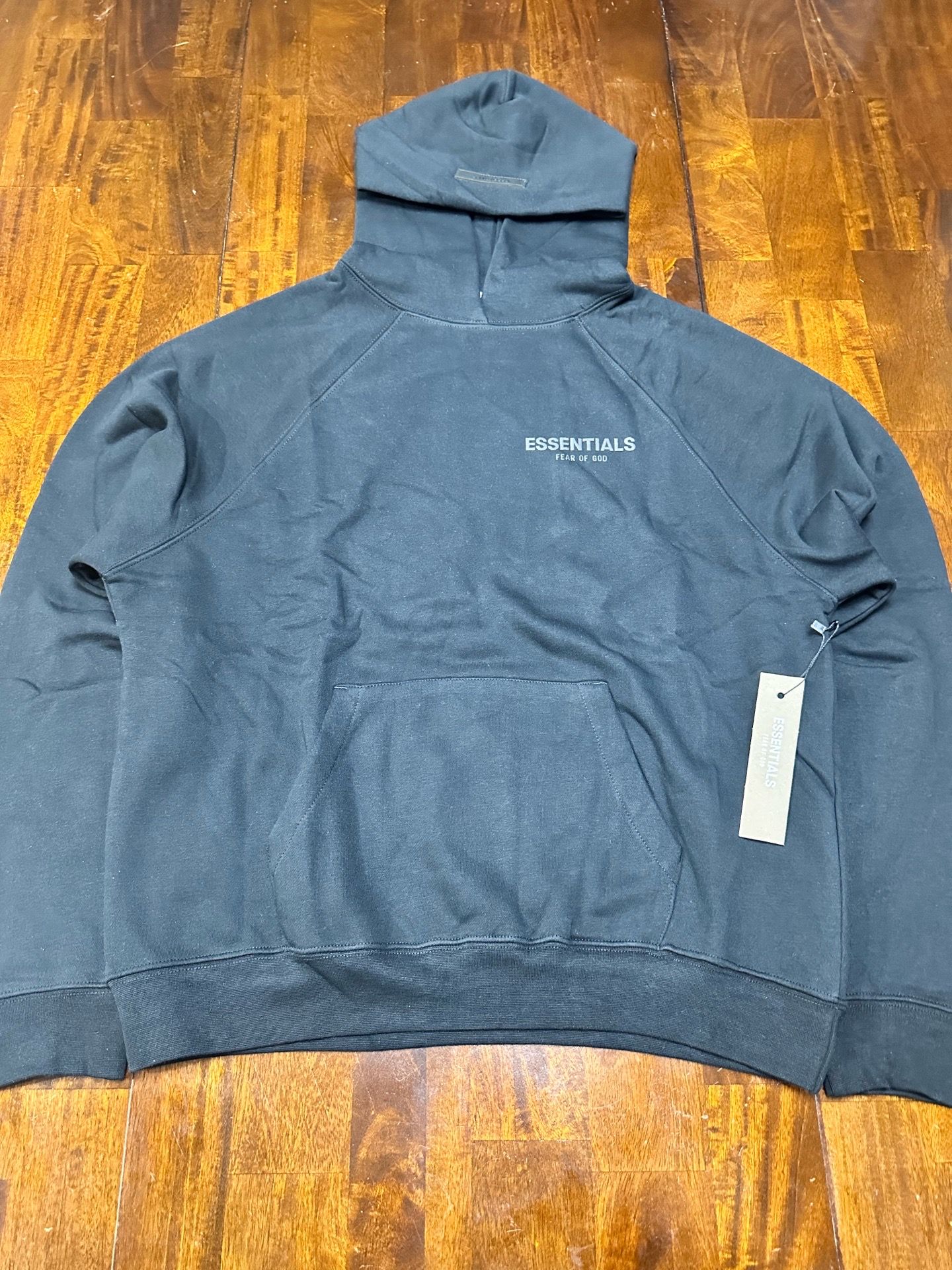 Black FEAR OF GOD ESSENTIALS Pullover Hoodie (FREE SHIPPING)