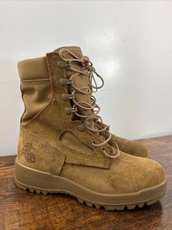 McRae USMC Combat Boots Men’s 5 R Hot Weather Vibram Sole Military Issued EGA