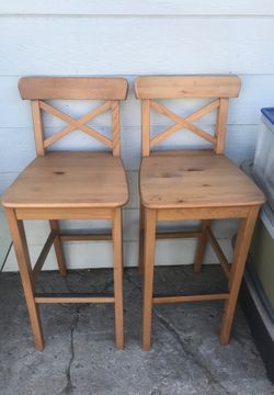 Wooden stools
