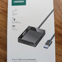 UGREEN USB 3.0 Multi Card Reader New, In Box