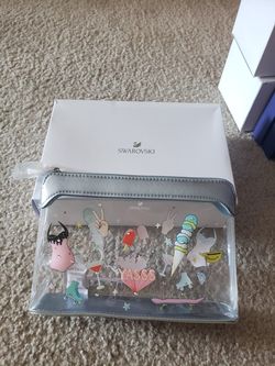 Swarovski makeup bag