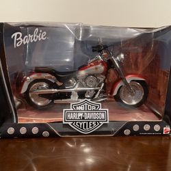 Harley Davidson Fatboy Motorcycle For Barbie – Mattel 26132