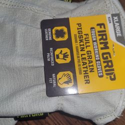 Firm Grip Tough Working Gloves #XL New $10