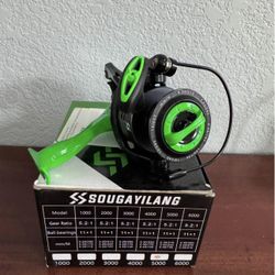 Fishing Reel, 5.2:1 High Speed Spinning Reel, Lightweight 11+1BB Ultra Smooth For Saltwater freshwat